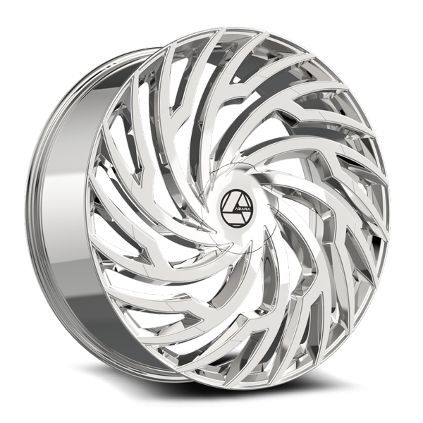 Azara Wheels AZA-536 Chrome 26x9.5 22mm Offset 6x135,6x139.7 (6x5.5)