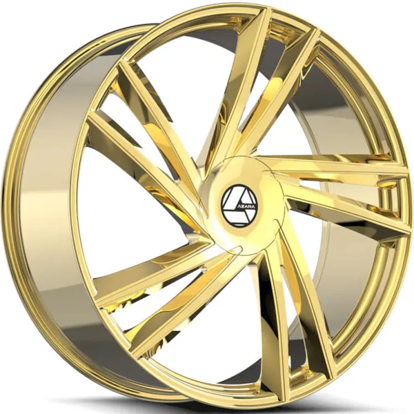 Azara Wheels AZA-529 Gold 20x8.5 35mm Offset 5x114.3 (5x4.5),5x120