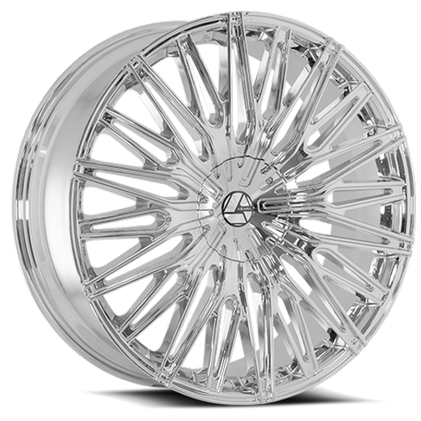 Azara Wheels AZA-522 Chrome 22x9.5 25mm Offset 6x135,6x139.7 (6x5.5)