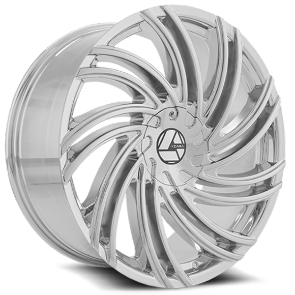 Azara Wheels AZA-514 Chrome 22x9.5 25mm Offset 6x135,6x139.7 (6x5.5)