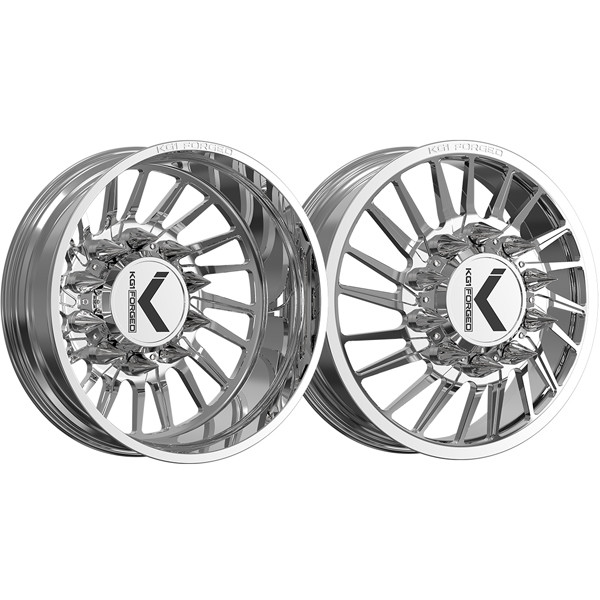 KG1 Forged Dually Front KD038 Javelin-D - Polished | 22x8.25 145mm | 10x285