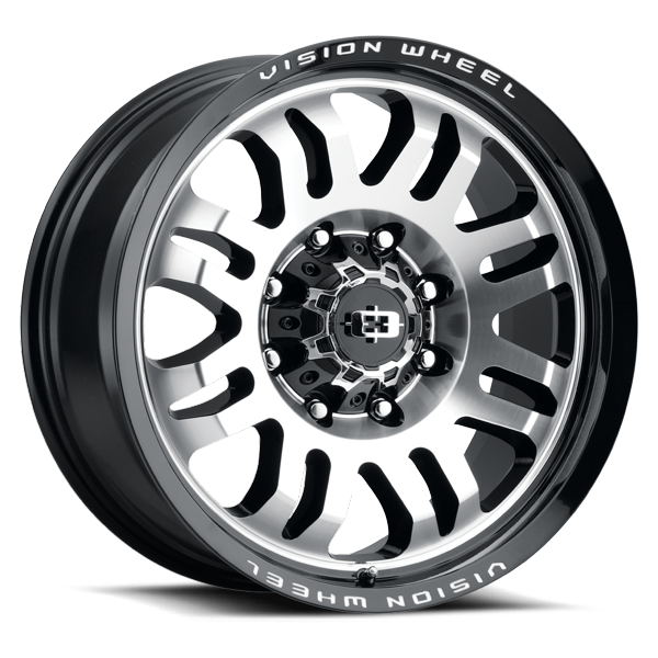 Vision Wheels Inferno 409 Gloss Black Machined Face 17x9 12mm Offset 6x114.3 (6x4.5)