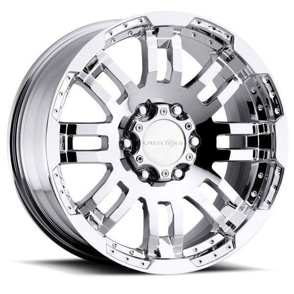 Vision Wheels Warrior 375 Chrome 16x6.5 45mm Offset 6x130