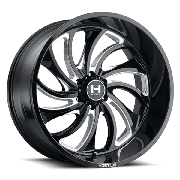 Hostile Wheels Demon H118 Blade Cut 20x12 -48mm Offset 6x139.7 (6x5.5)