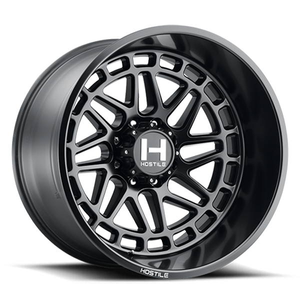 Hostile Wheels Reaper H122 Asphalt 22x12 -44mm Offset 8x165.1 (8x6.5)