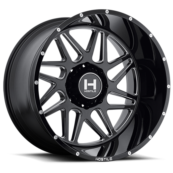 Hostile Wheels Sprocket H108 Blade Cut 20x9 10mm Offset 8x165.1 (8x6.5)