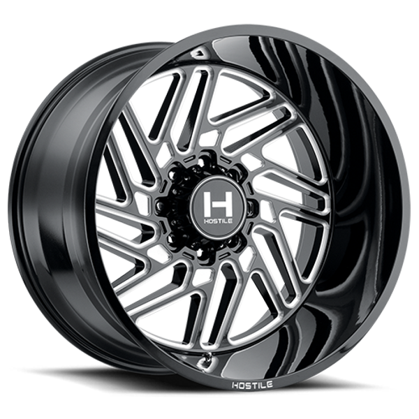 Hostile Wheels Jigsaw H116 Blade Cut 20x9 12mm Offset 8x165.1 (8x6.5)