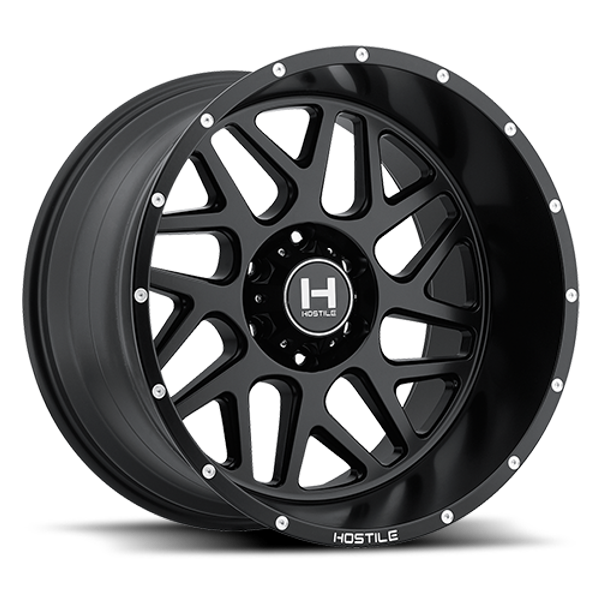 Hostile Wheels Sprocket H108 Asphalt 20x10 -19mm Offset 6x139.7 (6x5.5)