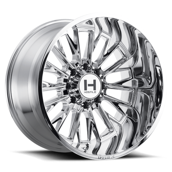 Hostile Wheels Fury H114 Armor Plated 22x10 -25mm Offset 8x180