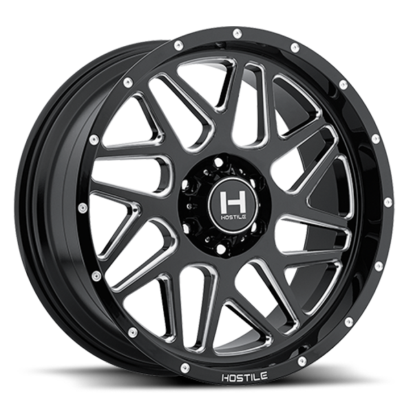 Hostile Wheels Sprocket H108 Blade Cut 20x9 0mm Offset 5x127 (5x5)