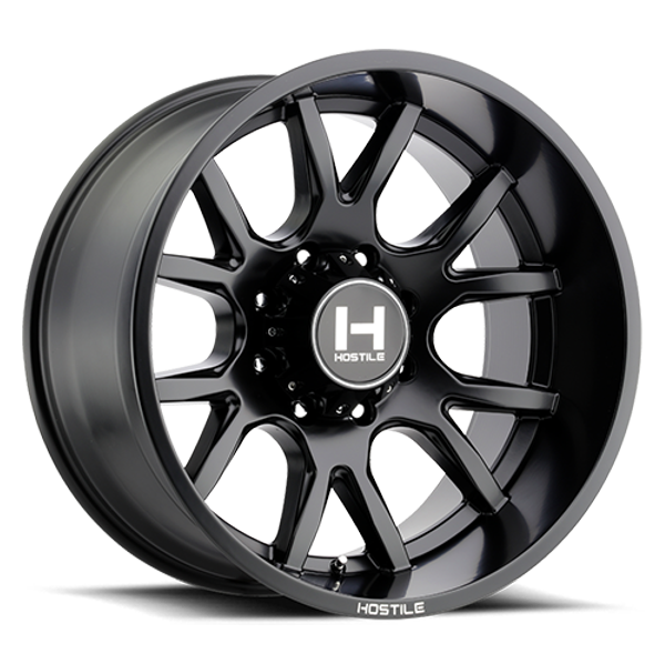 Hostile Wheels Rage H113 Asphalt 20x9 0mm Offset 8x180