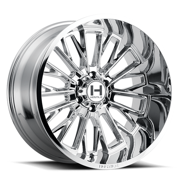 Hostile Wheels Fury H114 Armor Plated 22x12 -44mm Offset 5x139.7 (5x5.5)