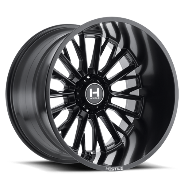 Hostile Wheels Fury H114 Asphalt 22x10 -25mm Offset 5x127 (5x5)