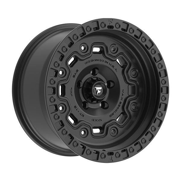 Fittipaldi Wheels FT100SB Satin Black 18x9 18mm Offset 6x139.7 (6x5.5)