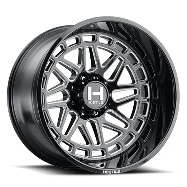 Hostile Wheels Reaper H122 Blade Cut 20x9 12mm Offset 8x165.1 (8x6.5)