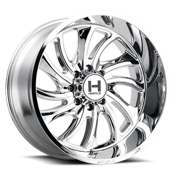 Hostile Wheels Demon H118 Armor Plated 20x10 -19mm Offset 8x180