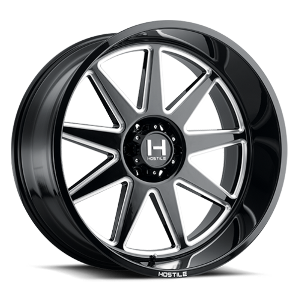 Hostile Wheels Omega H121 Blade Cut 20x10 -19mm Offset 5x139.7 (5x5.5)