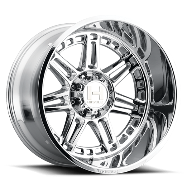 Hostile Wheels Lunatic H124 Armor Plated 22x10 -25mm Offset 8x165.1 (8x6.5)