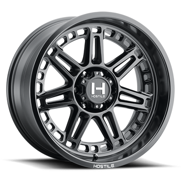 Hostile Wheels Lunatic H124 Asphalt 20x9 12mm Offset 6x139.7 (6x5.5)