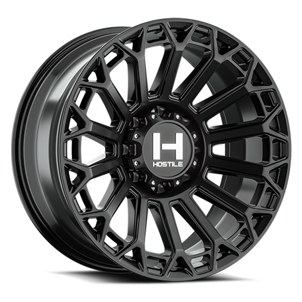 Hostile Wheels Warrior H142 Asphalt 22x12 -44mm Offset 8x180