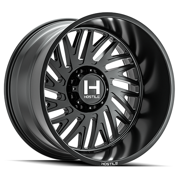 Hostile Wheels Syclone H131 Asphalt 22x12 -44mm Offset 8x165.1 (8x6.5)