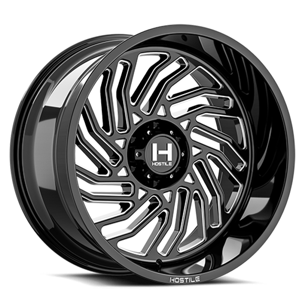 Hostile Wheels Twister H140 Blade Cut 22x12 -44mm Offset 6x139.7 (6x5.5)