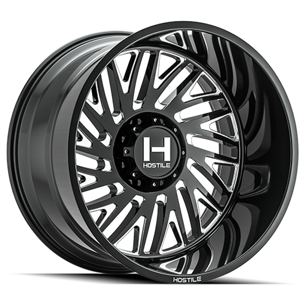 Hostile Wheels Syclone H131 Blade Cut 20x9 12mm Offset 8x180