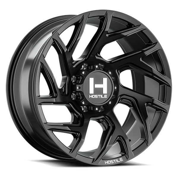 Hostile Wheels Vortex H141 Asphalt 22x10 -25mm Offset 8x165.1 (8x6.5)