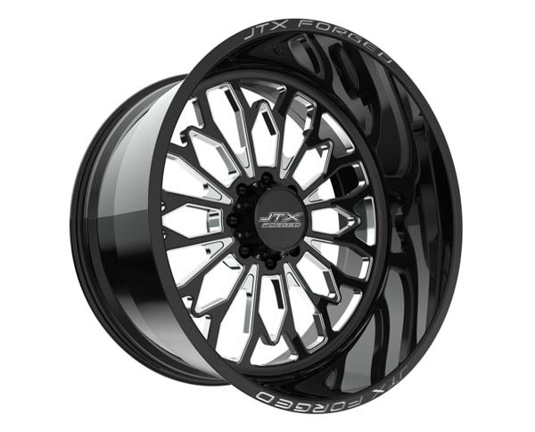 JTX Forged Single Series Pinnacle Black Milled Wheels - Bold Look ...