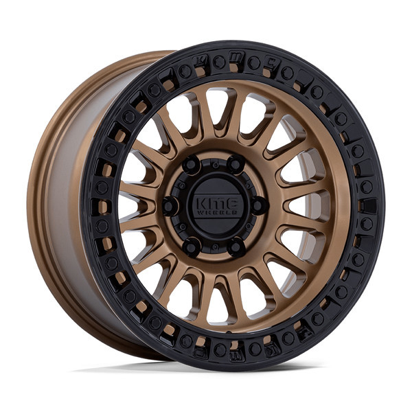 KMC Wheels IMS KM552 Matte Bronze with Gloss Black Lip 18x9 0mm Offset 5x127 (5x5)