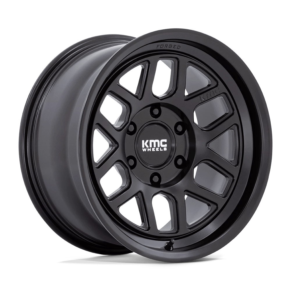 KMC Wheels Mesa Forged Monoblock KM446 Satin Black 18x9 18mm Offset 6x139.7 (6x5.5)