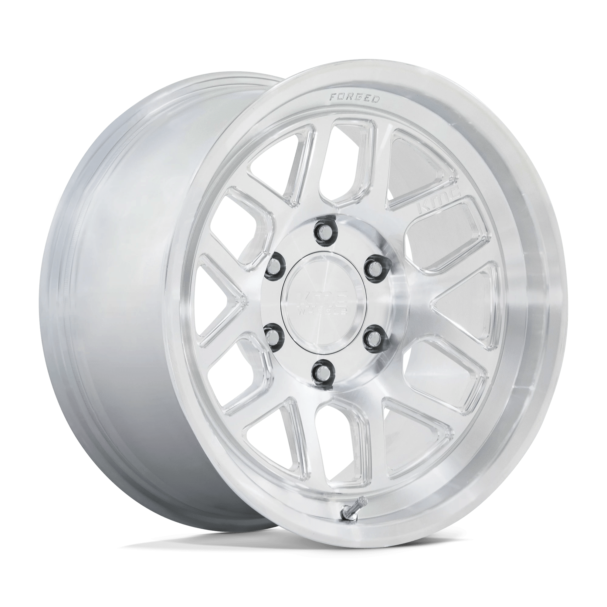 KMC Wheels Mesa Forged Monoblock KM446 Raw Machined 18x9 0mm Offset 6x139.7 (6x5.5)