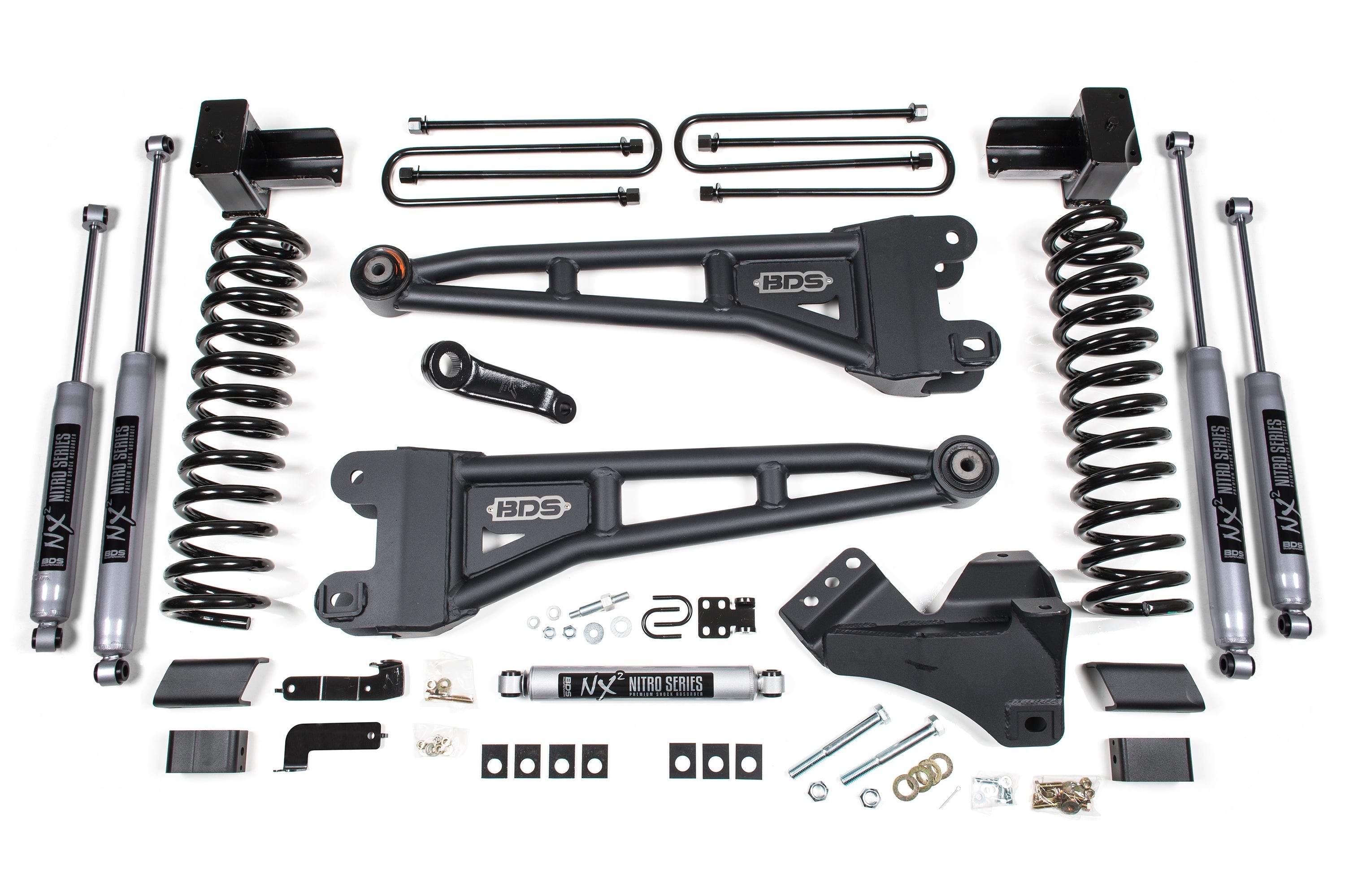 BDS | 17-19 Ford F250/F350 Super Duty 4WD Diesel 4in | Radius Arm Lift Kit