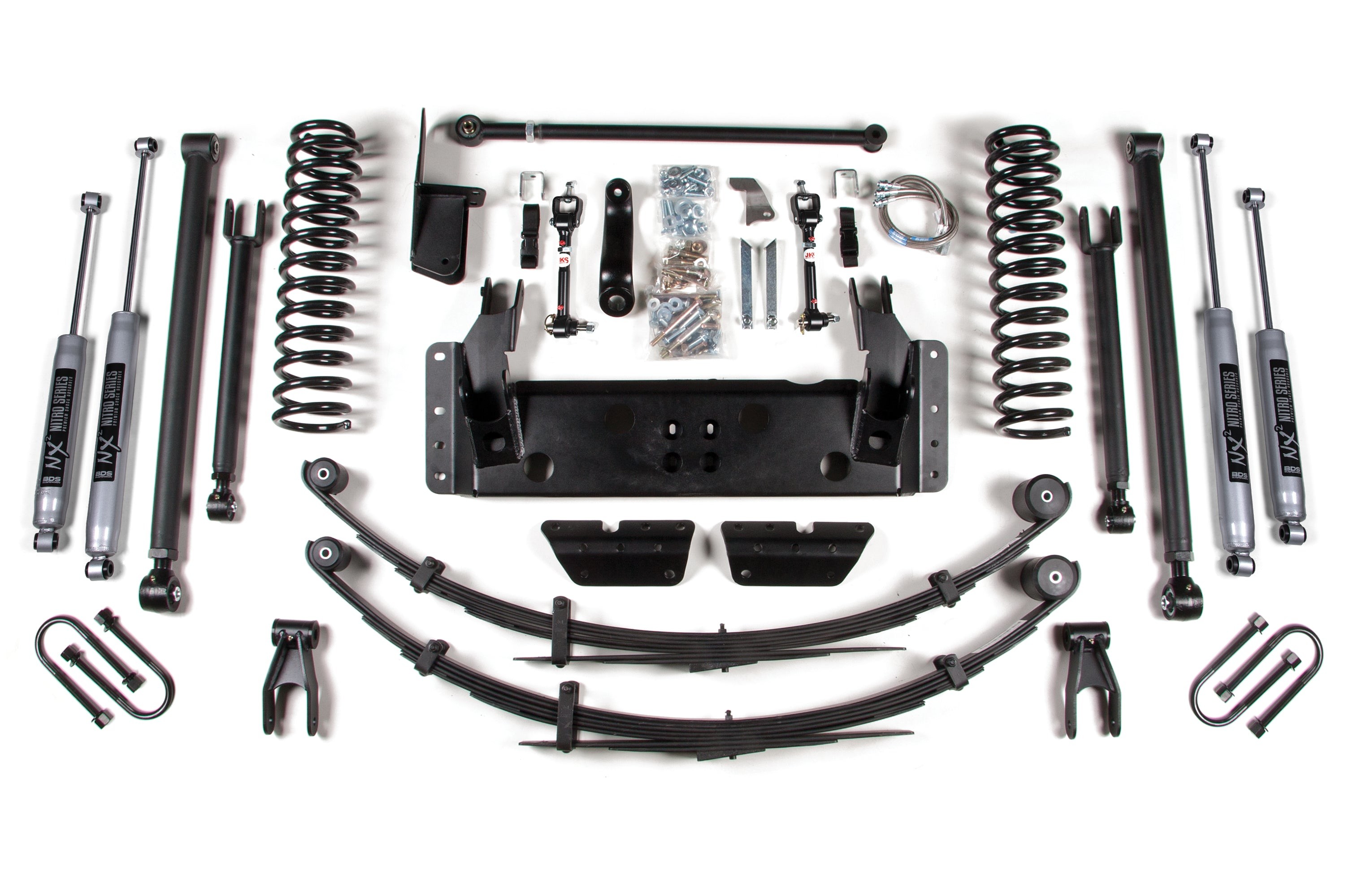 BDS | 87-01 Jeep Cherokee XJ 4WD 6.5in Long | Arm Lift Kit
