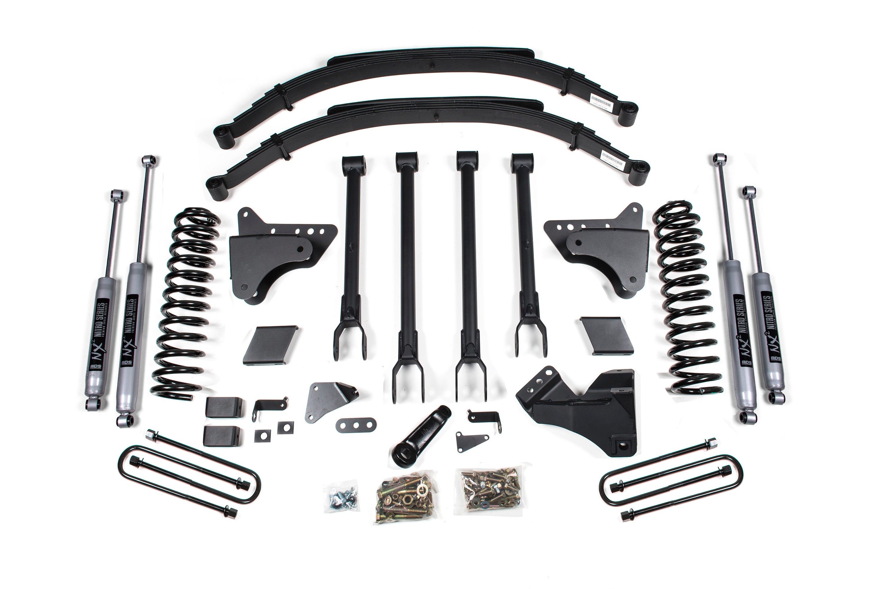BDS | 11-16 Ford F250-F350 4WD Pickup 6in 4-Link | Diesel Suspension Lift Kit