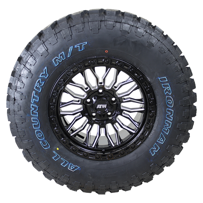 ATW Nile Gloss Black Milled Ironman All Country M/T