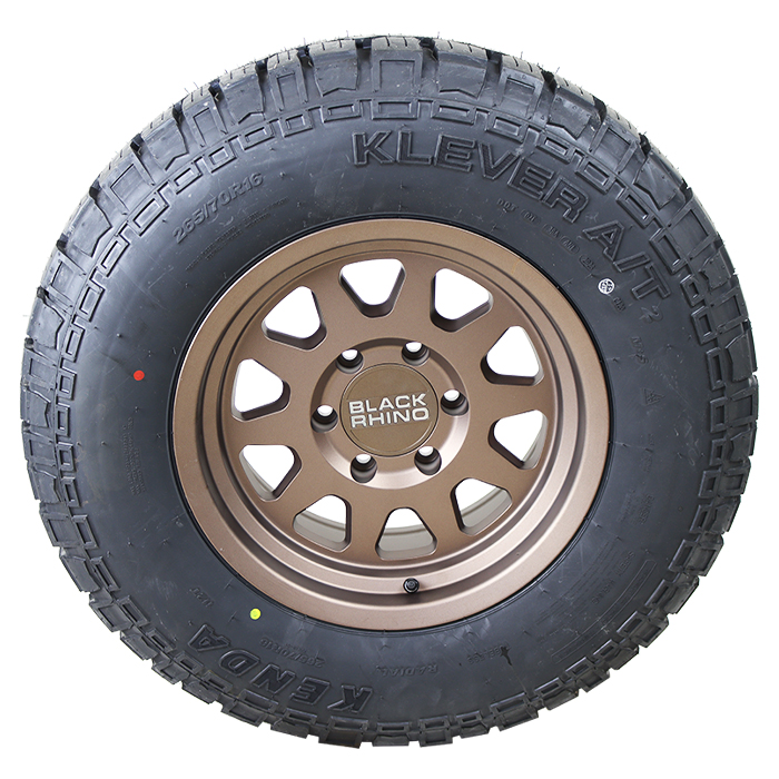 Black Rhino Stadium Matte Bronze Kenda Klever A/T II