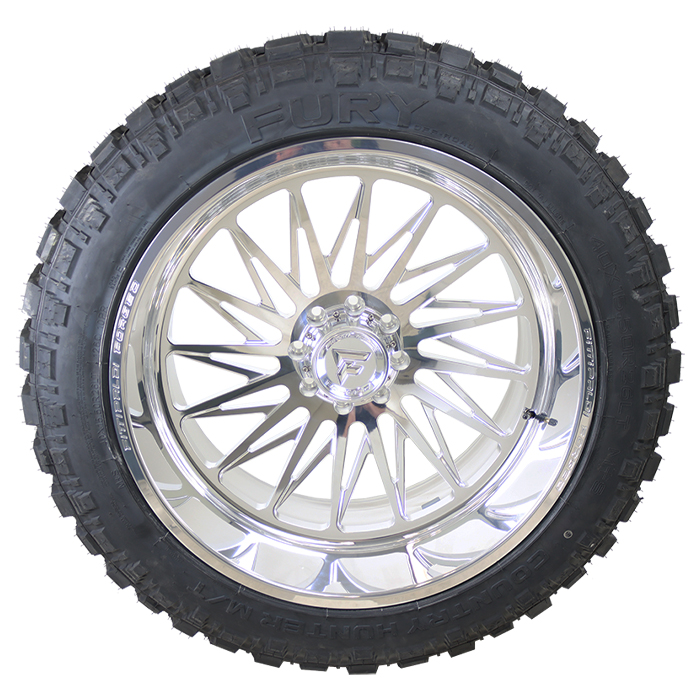 Fittipaldi Forged FTF506P Polished Fury Country Hunter M/T