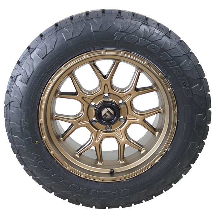 Fuel D671 Tech Matte Bronze Toyo Open Country A/T III
