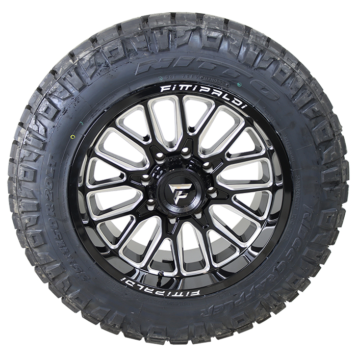 Fittipaldi FA18BM Gloss Black Milled Nitto Ridge Grappler