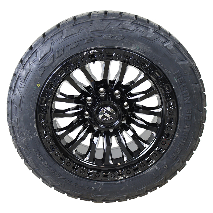 20x9 Fuel Offroad FC857 Black/Milled 275/60R20 Nitto Tires Recon Grappler A/T