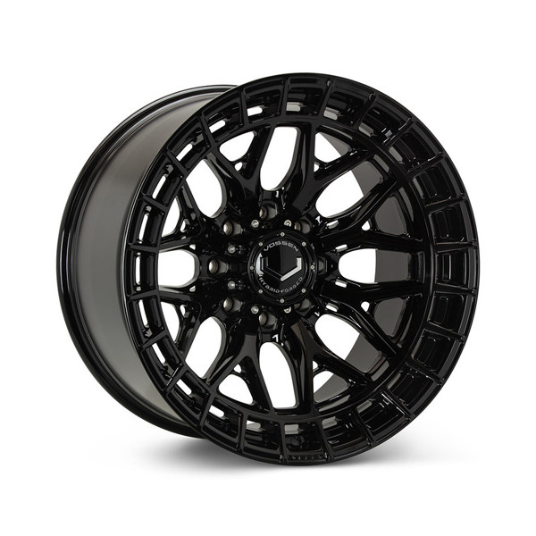 Vossen Wheels HFX-1 Gloss Black 24x12 -44mm Offset 8x180