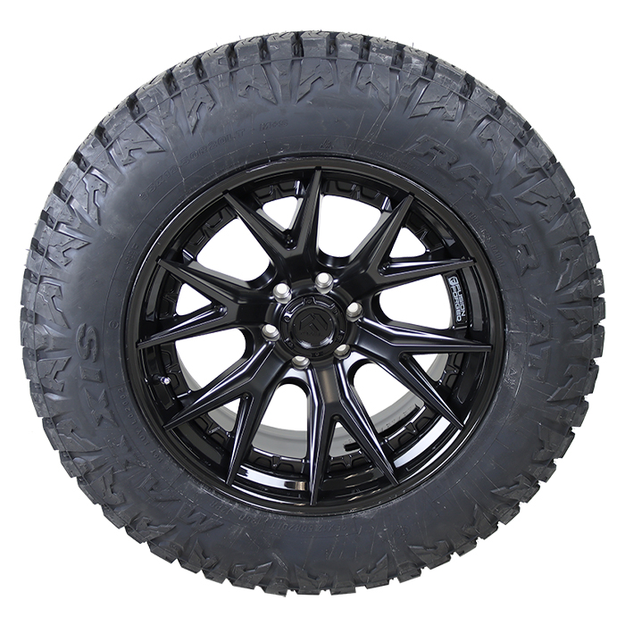 20x10 Fuel Offroad FC402 All Black 33x12.50R20 Maxxis Tires Razr A/T Wheel and Tire Package