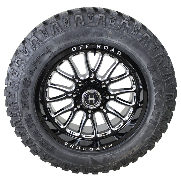 Hardcore Offroad HC101 Nuisance Gloss Black Milled Kanati Trail Hog A/T