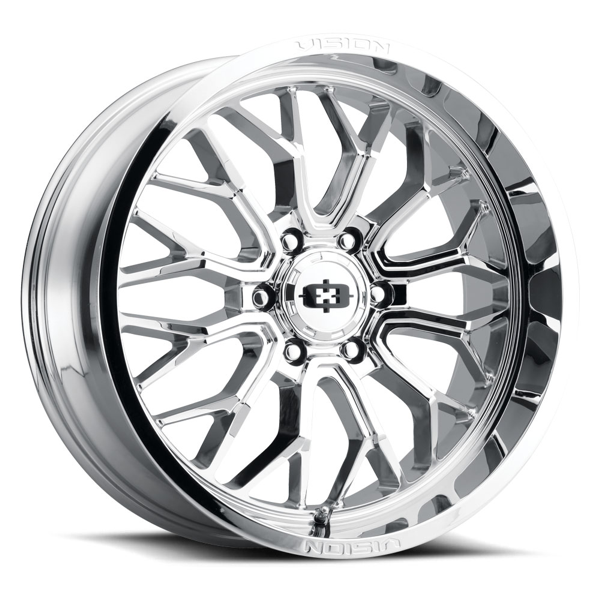 Vision Wheels Riot 402 Chrome 20x9 10mm Offset 5x127 (5x5)