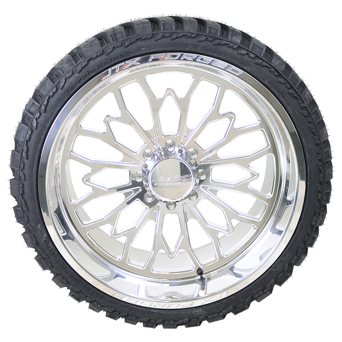 JTX Forged Pinnacle Polished AMP Terrain Attack M/T