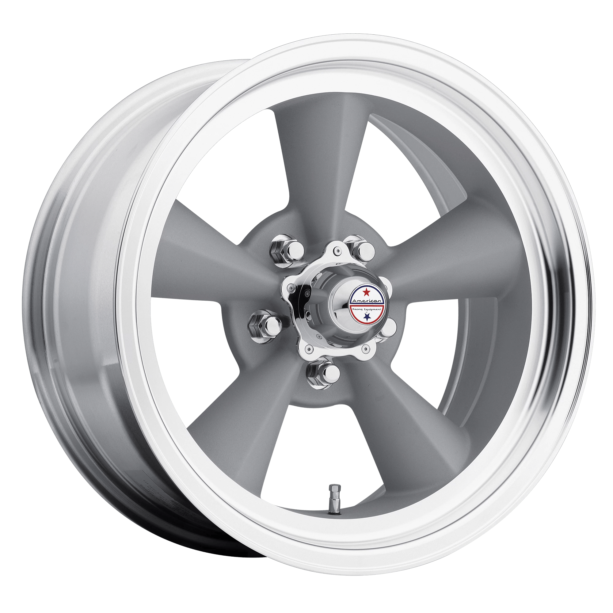 American Racing Wheels TT O VN309 Silver Machined Lip 15x8.5 -24mm Offset 5x114.3 (5x4.5)