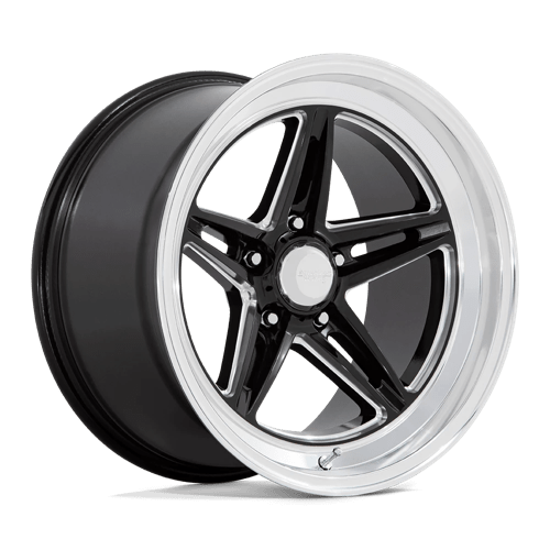 American Racing Wheels Groove VN514 Gloss Black Milled With Diamond Cut Lip 18x10 12mm Offset 5x120.7 (5x4.75)