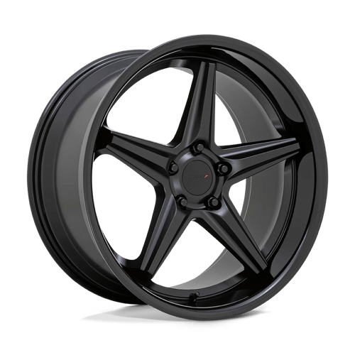 TSW Wheels Launch Matte Black With Gloss Black Lip 20x10 40mm Offset 5x114.3 (5x4.5)