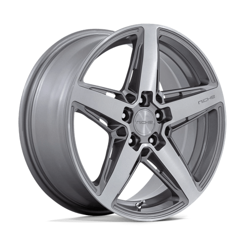 Niche Wheels Teramo M270 Anthracite Brushed Face 18x8 40mm Offset 5x100
